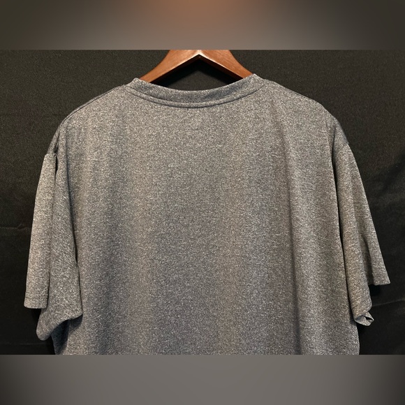 Chicago Blackhawks Officially Licensed NHL Gray Short Sleeve XL Textured Logo - Picture 12 of 15